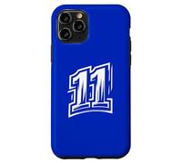 11 - « Triomphe du Travail d'équipe » - Numéro Blanc 11 Sports et Clubs Coque pour iPhone 11 Pro