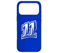 11 - « Triomphe du Travail d'équipe » - Numéro Blanc 11 Sports et Clubs Coque pour iPhone 17 Pro Max