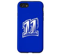 11 - « Triomphe du Travail d'équipe » - Numéro Blanc 11 Sports et Clubs Coque pour iPhone SE (2020) / 7/8