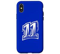 11 - « Triomphe du Travail d'équipe » - Numéro Blanc 11 Sports et Clubs Coque pour iPhone X/XS