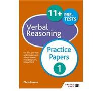 11+ Verbal Reasoning Practice Papers 1: For 11+, Pre-Test And Independent School Exams Including Cem, Gl And Iseb (Paperback) Chris Pearse, (Auteur)