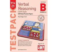 11+ Verbal Reasoning Year 5-7 Cem Style Testpack B Papers 5-8