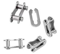 11 vitesses amovible rapide Split argent maillons 4pcs, vélo manquant maillons simples / 11 vitesses réutilisables maillons de vélo en acier, réutilisables