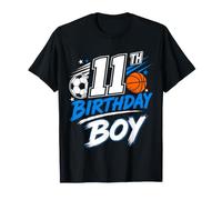 11 Year Old Boy Sports Celebration Design T-Shirt