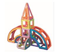 110/120/128 Pièces Paquet De Blocs De Construction Magnetiques Jouets De Variete De Puzzle D'education Precoce Pour Enfants, Jouets Magnetiques