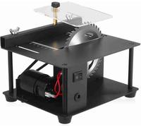 110-240V Multi-Functional Table Saw Mini Desktop Saw Cutter Electric Cutting Machine with Saw Blade Adjustable-Speed 35MM Cutth Depth for Wood Plastic Acrylic Cutting