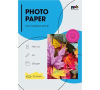 110-50 50 Sheets X A4 Matt Photo Paper, High Definition Inkjet Paper, High Weight 230 G, Artistic Photo Quality