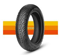 110/70-12 Pneu Tubeless, Remplacement Avant Arrière pour Scooter Moto Roue de 12 Pouces, Profil Semi-Fondu Haute Adhérence 4 TR 56H Charge Max 236 kg