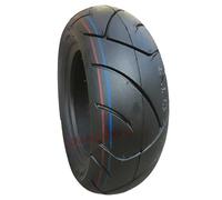 110/70-8 Pneu sans Chambre à Air, 110/70/8 Résistant aux Crevaisons, Bande de Roulement Antidérapante for Route, Longue Durée de Vie, for Moto et Scooter, Avant/Arrière, Type TL