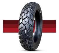 110/90-17 Pneus Sans Chambre, Remplacement pour Moto Scooter Avant Arrière - 6 PR Renforcé Tout Terrain Bloc 66J 280 kPa Pression Max