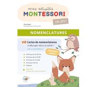 110 cartes de nomenclatures des animaux bilingue Français et Anglais: Mes activité montessori en DIY