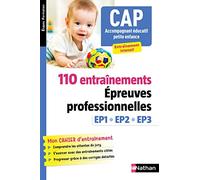 110 entraînements - CAP Accompagnant éducatif petite enfance