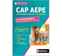 110 entraînements - CAP Accompagnant éducatif petite enfance