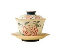 110 ml/3,5 oz en céramique or chaud rose Sancai bol maison exquis Kung Fu service à thé - Rose or chaud