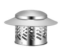 110 Mm Chapeau de cheminée de cheminée Capuchon De Couvercle De Tuyau De Cheminée Housse De Pluie Pour Cheminée cheminée Chapeau de Pluie pour Toit Rond port d'échappement multifonctionnel