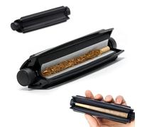 110 MM De Rouleuse a Joint, Machine à Rouler pour Cigarettes Rouleuse Conique pour Cigarettes, Tube à Cigarettes en Plastique, Dispositif à Cigarettes, Rouleuse De Cigarette Manuel Portable (Noir)