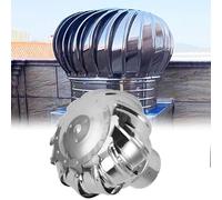 110 mm - Hotte d'échappement de toit en acier inoxydable 304, acier galvanisé, entretoise interne, double, pour maison, usine, grenier, ferme