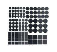 AGT 110 patins autocollants pour meubles - Noir