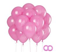 110 Pièces Ballon Roses Perlé Nacré 30cm(12Pouces) Latex Hélium mat Ballons Pour Fête d'Anniversaire Mariage Diplôme Noël Saint-Valentin
