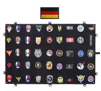 110 x 71 cm Patch Murs - Patches de suspension - Patches Panneau avec Crochet - Nylon Tapis Mural - Panneau de Fixation - Tactique militaire Présentation- Organiseur de Patchs avec Fermeture