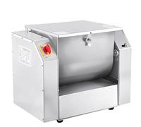 1100w/1500w Pétrin électrique Professionnel,Mélangeur De Farine,Pétrin à Pizza Robuste Avec Minuterie Réglable,Acier Inoxydable,Bol Inclinable,Pour Pizza Et Pains 10KG