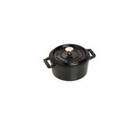 - 1101025 - Mini Cocotte - Ronde - Noire - 10 cm