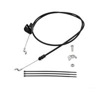 1101366MA Câble d'arrêt moteur pour tondeuse à gazon 55,9 cm Pièce de rechange avec boîtier de serrage et attaches en fil d'acier haute résistance Construction en caoutchouc Design Z Bend