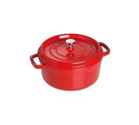 - 1102406 - Cocotte - Ronde - Cerise - 24 cm
