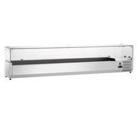 Bartscher Saladette réfrigérée à poser vitrée Bac GN 1/4 Modèle 3