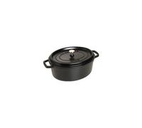 Cocotte OVALE noire, STAUB - Taille - ovale 33 cm