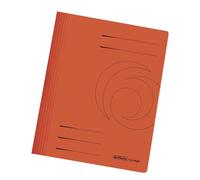 [11037009] herlitz 10x chemise à lamelles easyorga, A4, carton Orange