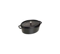 - 1104125 - Cocotte - Ovale - Noire Mat - 41 cm