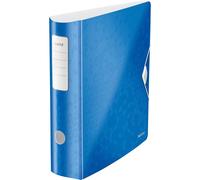 [11060036] LEITZ Classeur à levier Active WOW 180 degrés 80 mm Bleu métallisé