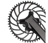 110BCD Roue à chaîne unique pour vélo de route avec configuration à 4 boulons avec dents étroites et larges pour 9 11 (50T)