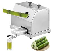 110LBS/H Extracteur De Jus De Canne À Sucre Manuel, Presse-canne À Sucre Professionnelle, Avec 3 Rouleaux En Acier Inoxydable Et 2.4Inch Grande Goulotte D'alimentation