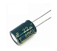 110pcs/lot 22UF high frequency low impedance 400V 22UF aluminum electrolytic capacitor size 10 * 17mm T22 20% NWPNLXEA