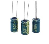 110pcs/lot 400v 4.7UF high frequency low impedance 400V4.7UF aluminum electrolytic capacitor size 8 * 12 S22 20% NWPNLXEA