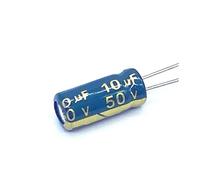 110pcs/lot 50V 10UF aluminum electrolytic capacitor size 4 * 7 10UF 20% AUOQKQUT