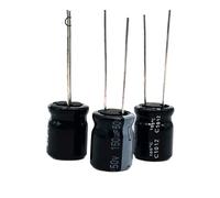110pcs/lot T31 50v 150UF aluminum electrolytic capacitor size 10 * 13 150UF 50v 20% EKFBQBGW