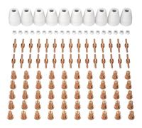 110PCS PT31 Plasma Cutting Consumables Fit CUT-45 CUT-50 CT-312 MIG205 MP with Plasma Cutter Torch PT-31-40 -40