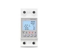 110V 220V 63A smartlife Circuit breaker Meter Metering Timer with voltage current and leakage protection EKFBQBGW(With backlight)