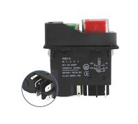 110V 220V Garden Tools Electromagnetic Starter Push Button Switches Machine Tool Equipment IP55 Waterproof with 28A NWPNLXEA(5PIN,110V)