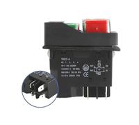 110V 220V Garden Tools Electromagnetic Starter Push Button Switches Machine Tool Equipment IP55 Waterproof with 28A NWPNLXEA(4PIN,110V)