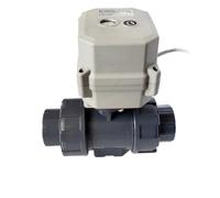110V to 230V DN20 PVC Acid and alkali resistance, corrosion resistance Electric Motor Valve Motorized ON/OFF Valve(BSP_AC110V TO 230V_CR301)