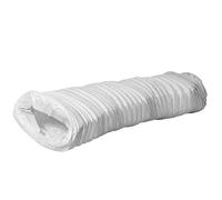110x55mm Conduit d'air Flexible pour Hotte de Cuisine, Climatiseur, Hotte Aspirante, Sèche-linge - 6m Tuyau d'évacuation - Conduit de Ventilation - PVC