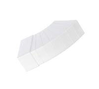 110x55mm Coude 15-60° Horizontal - Raccord/Connecteur pour Tuyau Rectangulaire - PVC
