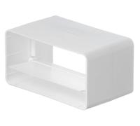 110x55mm Raccord avec Clapet Anti-retour - Connecteur pour Canal Plat