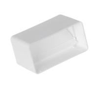 110x55mm Raccord/Connecteur avec Clapet Anti-Retour pour Tuyau Rectangulaire - PVC