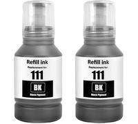 111 Ink Compatible with Epson 111 Multipack Ink Bottle, for ET-M1100 ET-M1120 ET-M1140 ET-M1170 ET-M1180 ET-M2120 ET-M2140 ET-M2170 ET-M3140 ET-M3170 ET-M3170 ET-M3170 0 ETM3 180 (2-Pack