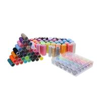 111 Pièces Kit de Fil à Coudre pour Passionnés, Polyester | Broderie et Projets Avancés, Réduit L’emmêlement, Performance Fluide, avec Porte-bobine